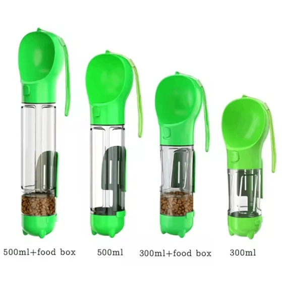 Travel Trio Dog Water & Food Bottle