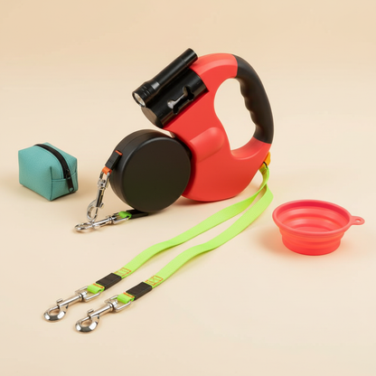 Auto Double Dog Leash