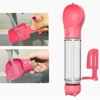 Travel Trio Dog Water & Food Bottle
